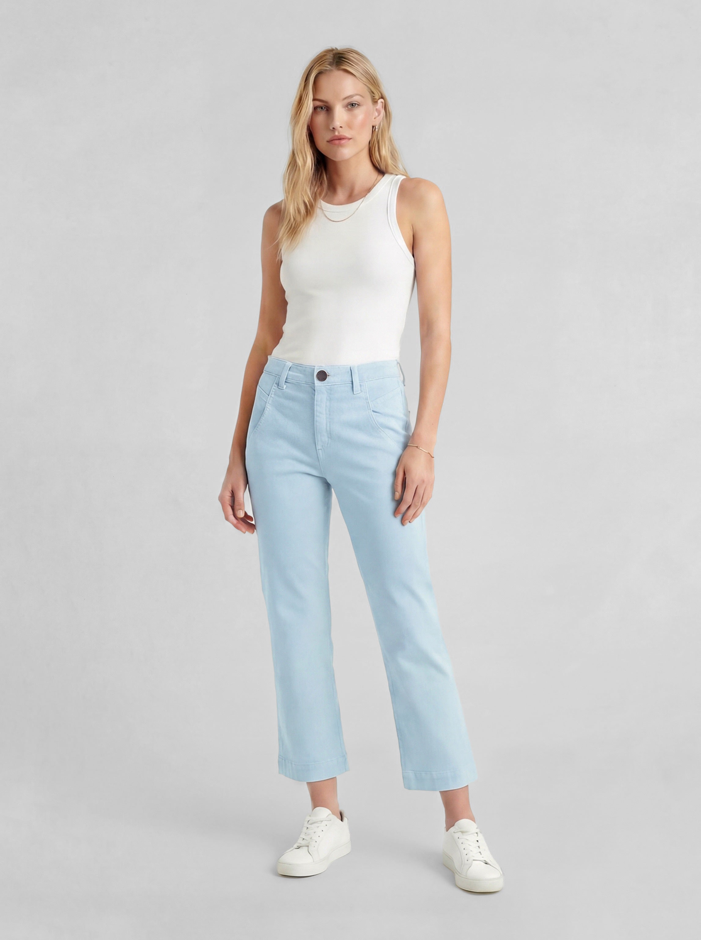Sienna Crop Straight in Ice