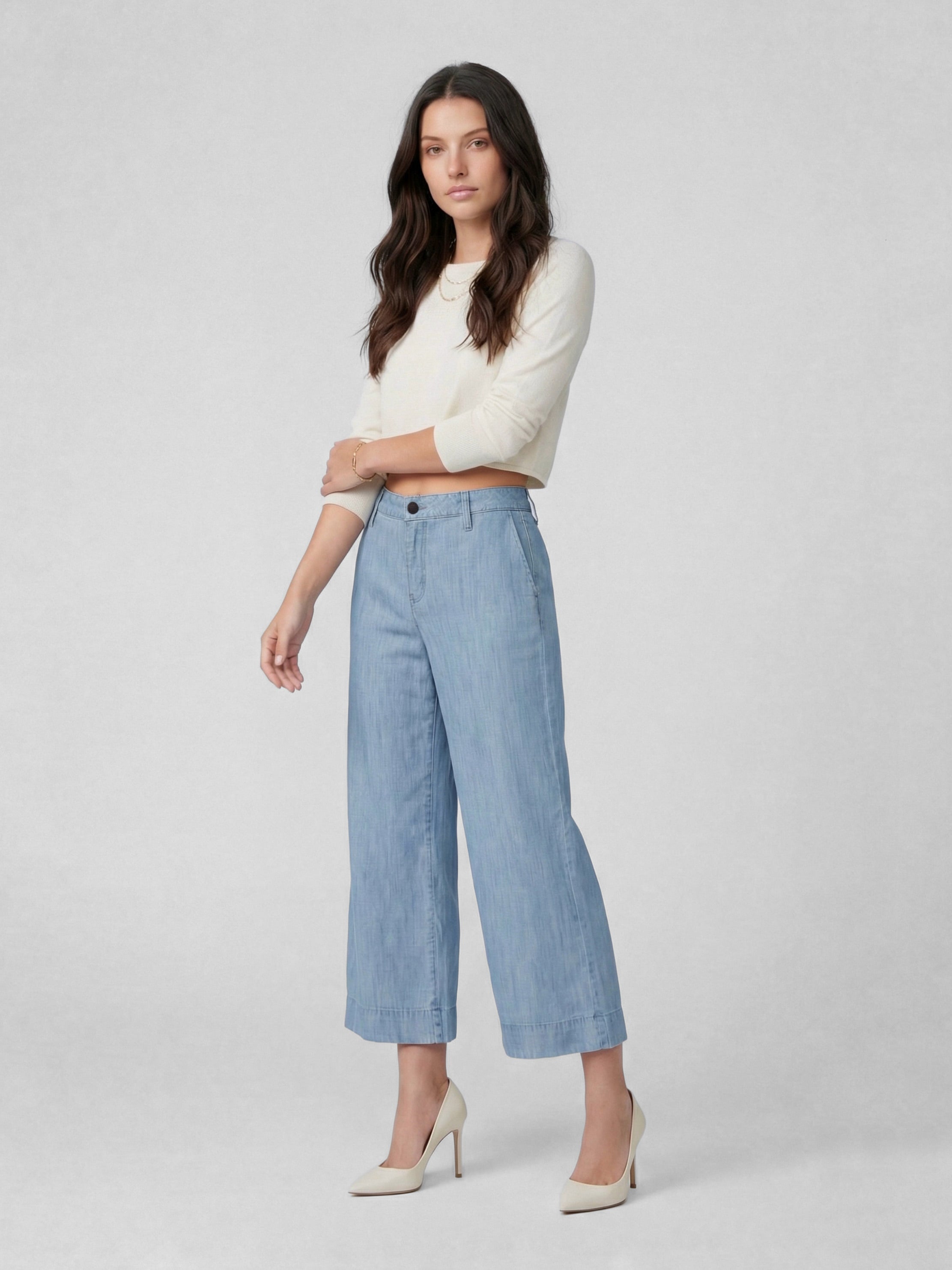 Voyager Wide Leg in Breeze