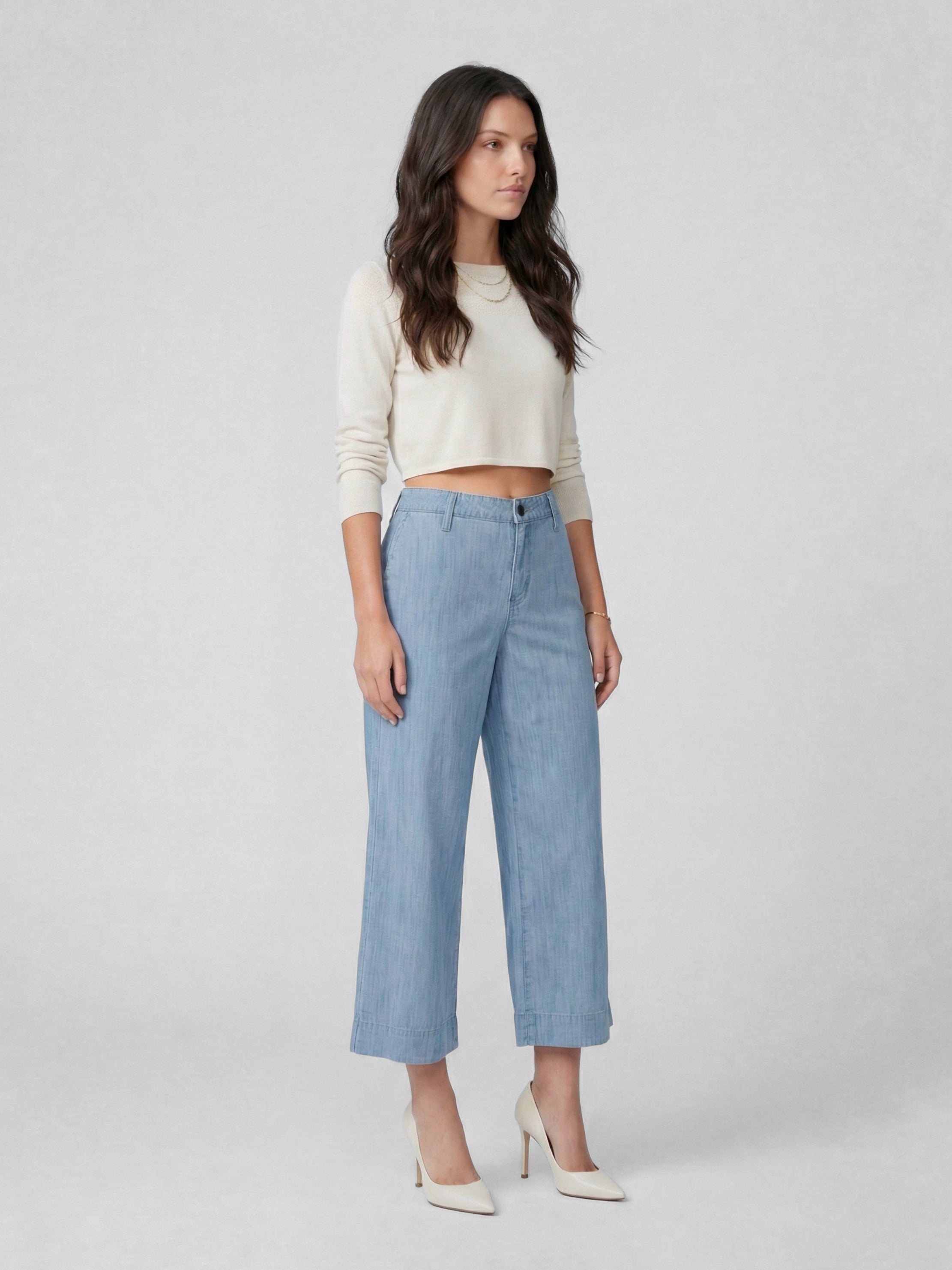 Voyager Wide Leg in Breeze