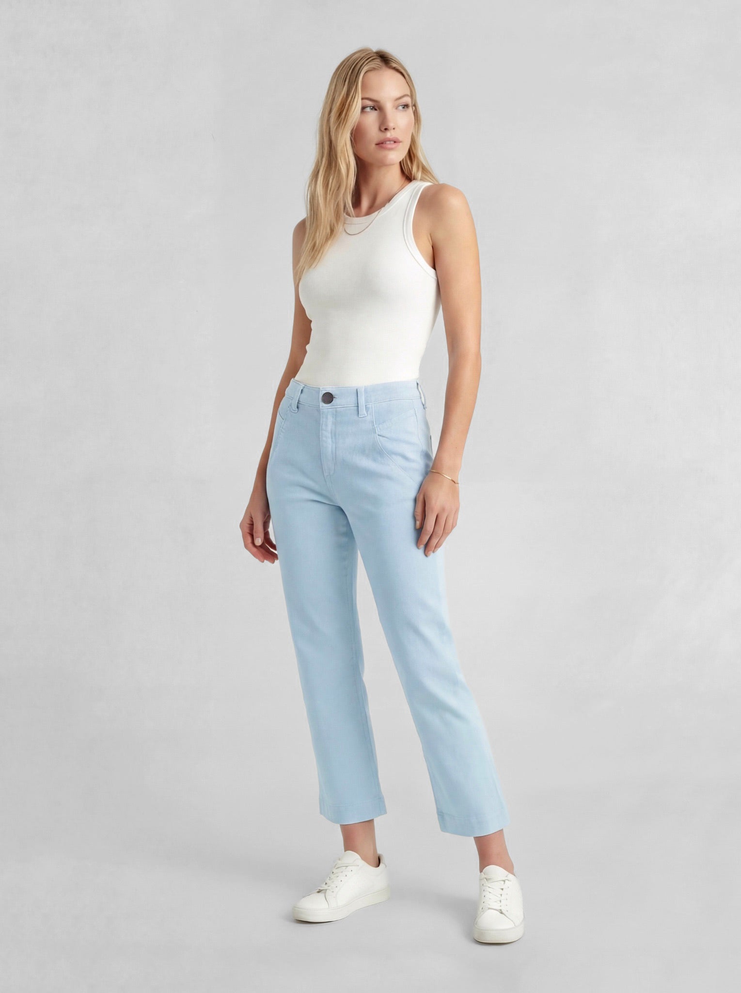 Sienna Crop Straight in Ice