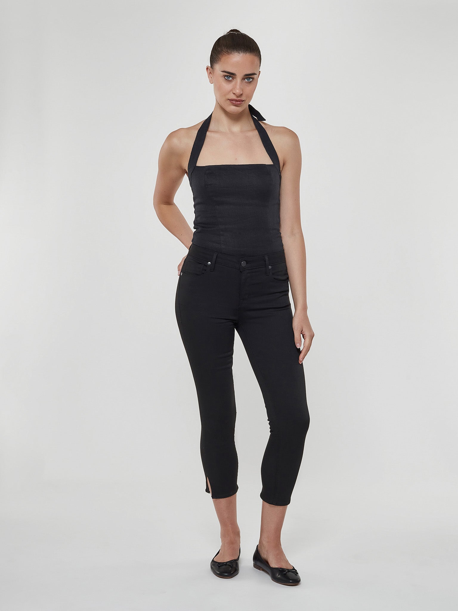 Bowery Pedal Pusher in Eternal Black
