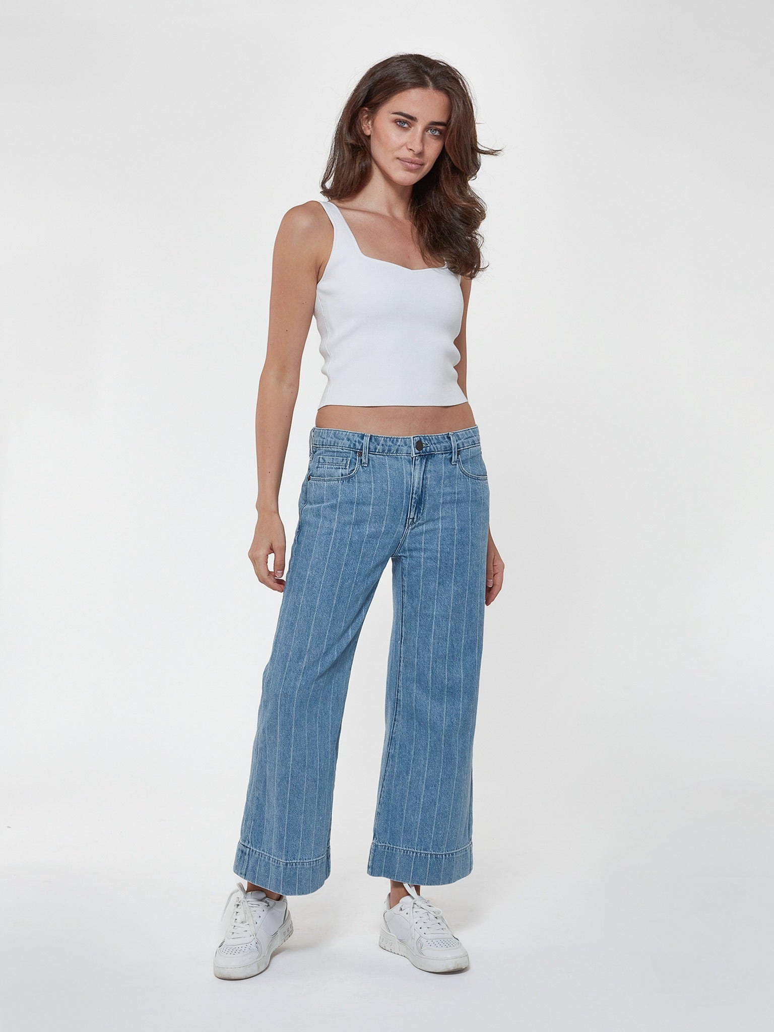 Bowery Cropped Palazzo Anchor – Parker Smith