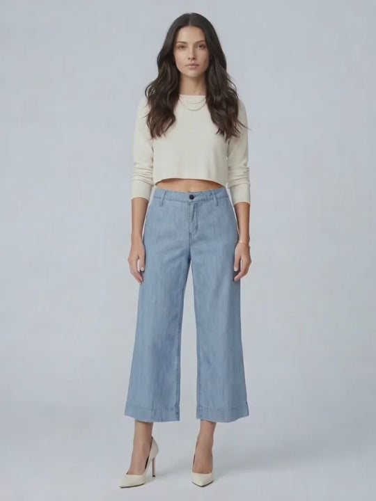 Voyager Wide Leg in Breeze