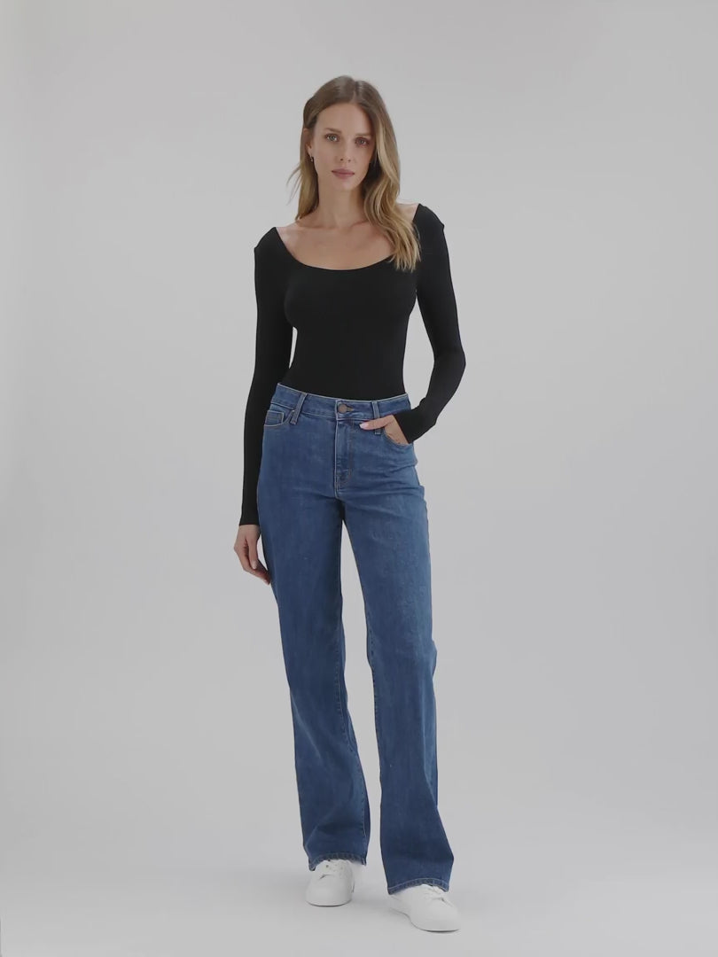 Bombshell Relax Straight Pant Pacific – Parker Smith