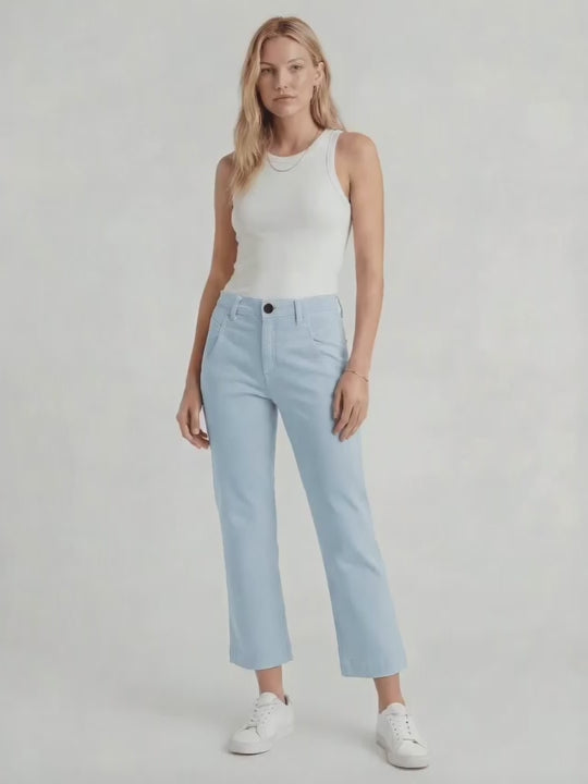 Sienna Crop Straight in Ice